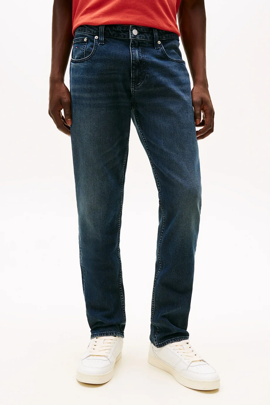 Tommy Hilfiger Scanton Dar Kesim Erkek Denim Jeans DM0DM225871BK