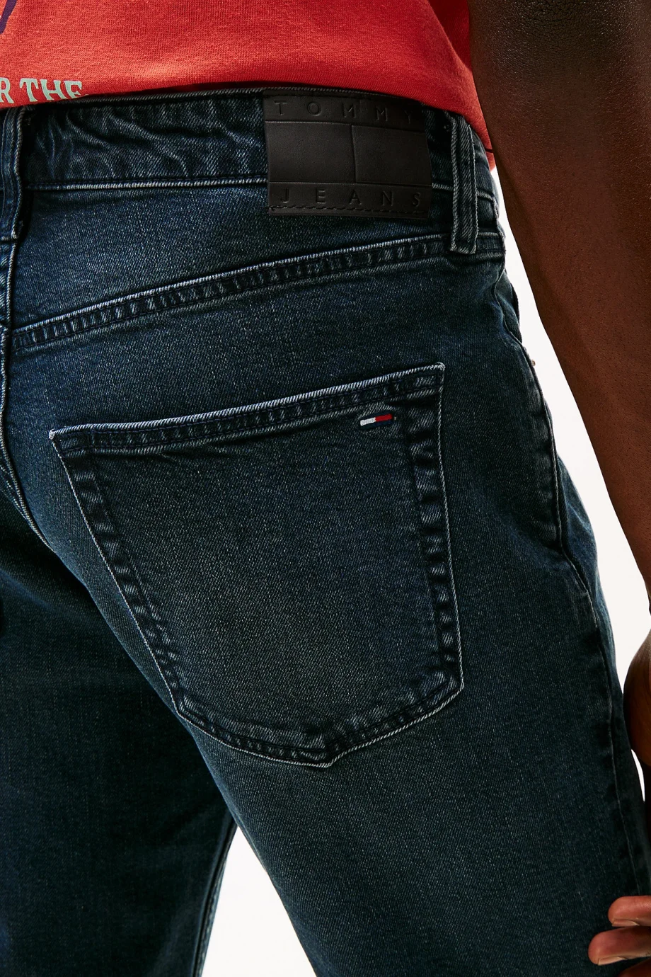 Tommy Hilfiger Scanton Dar Kesim Erkek Denim Jeans DM0DM225871BK