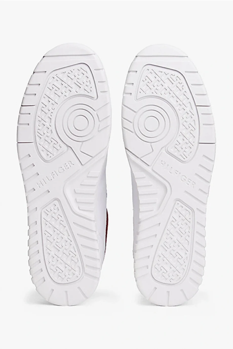 Tommy Hilfiger TH Basketbol Stili Core Deri Erkek Beyaz Sneaker FM0FM056290GZ