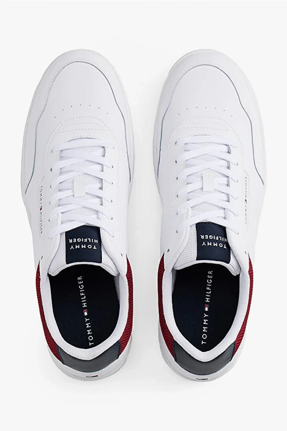 Tommy Hilfiger TH Basketbol Stili Core Deri Erkek Beyaz Sneaker FM0FM056290GZ