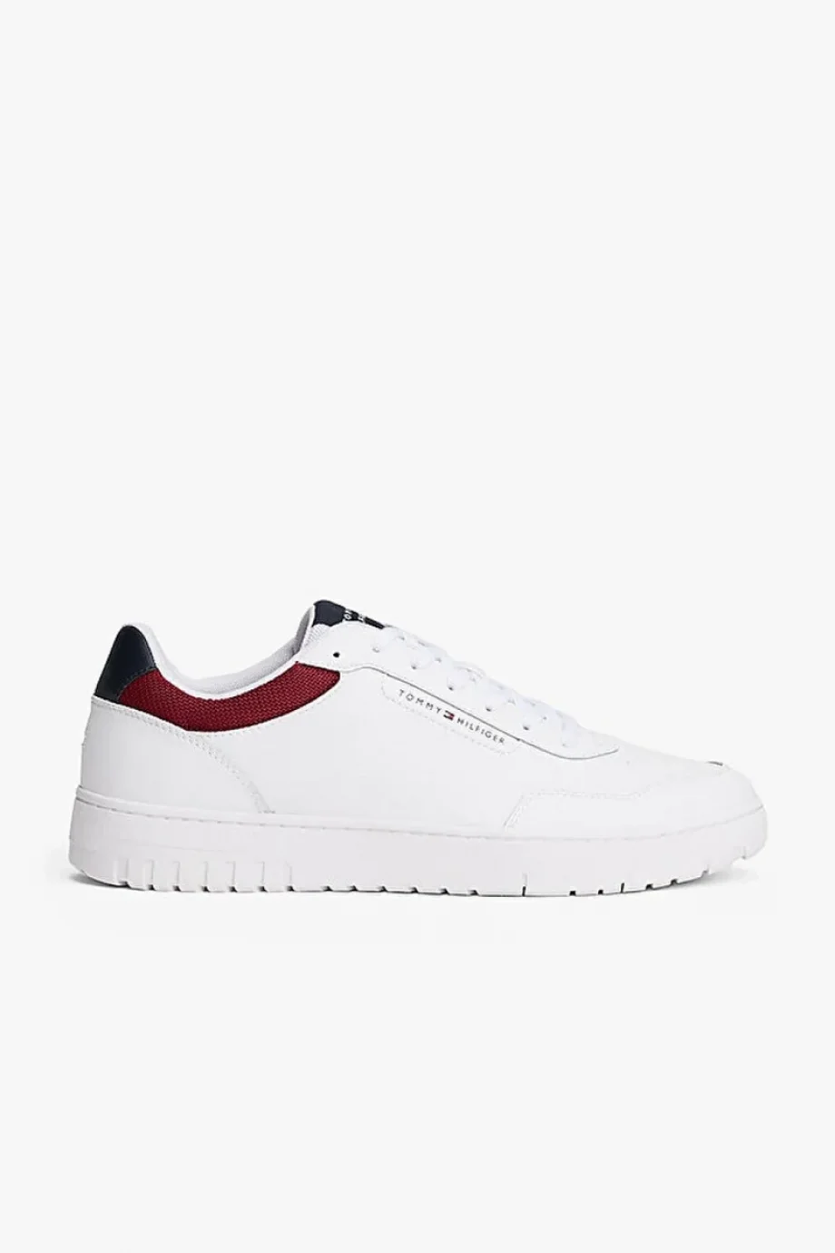 Tommy Hilfiger TH Basketbol Stili Core Deri Erkek Beyaz Sneaker FM0FM056290GZ