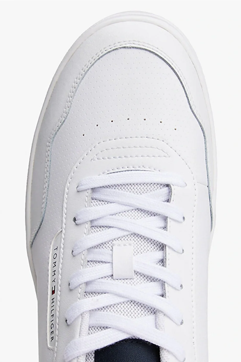 Tommy Hilfiger TH Basketbol Stili Core Deri Erkek Beyaz Sneaker FM0FM056290GZ