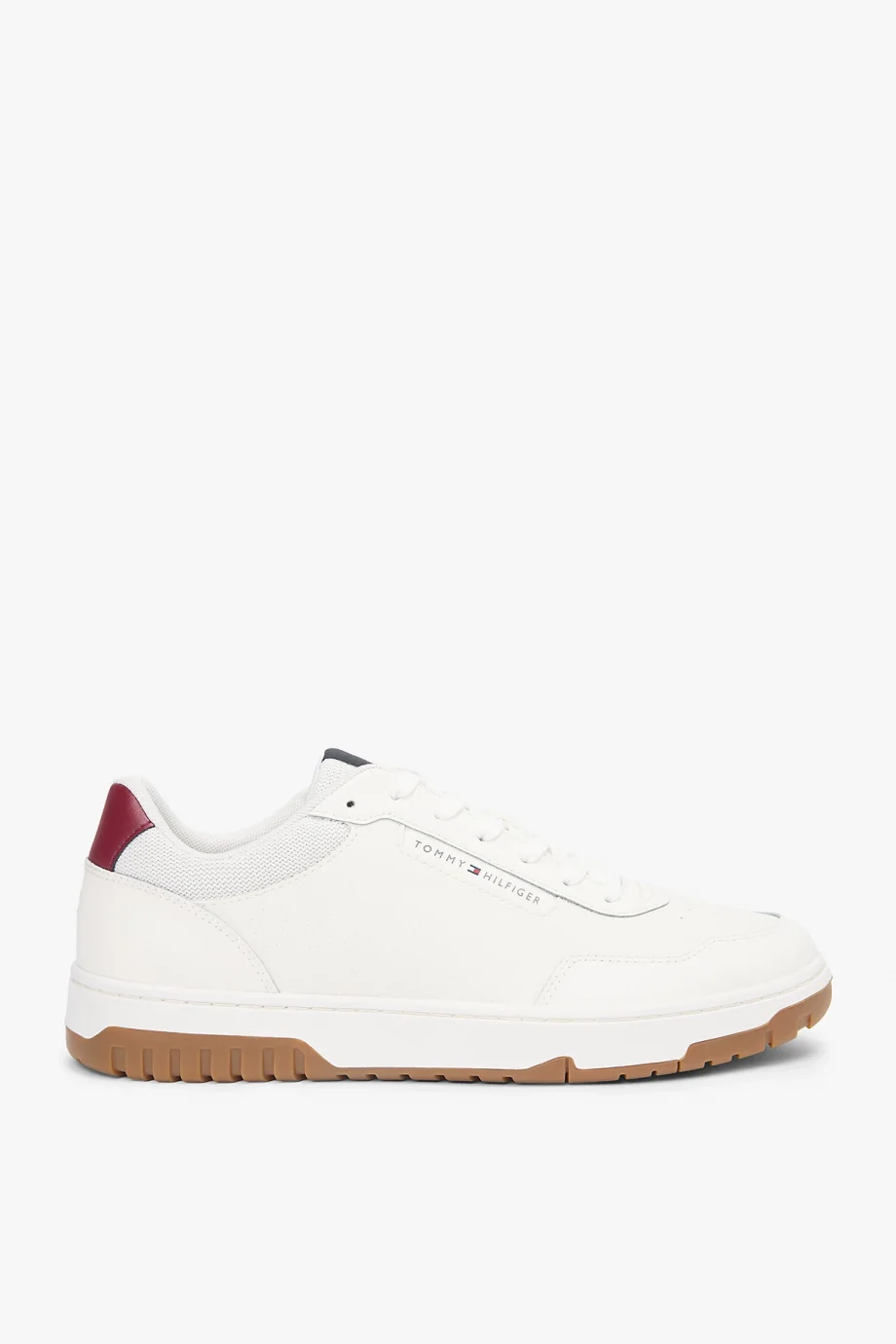 Tommy Hilfiger TH Basketbol Stili Core Lite Deri Erkek Mavi Sneaker FM0FM057130GY