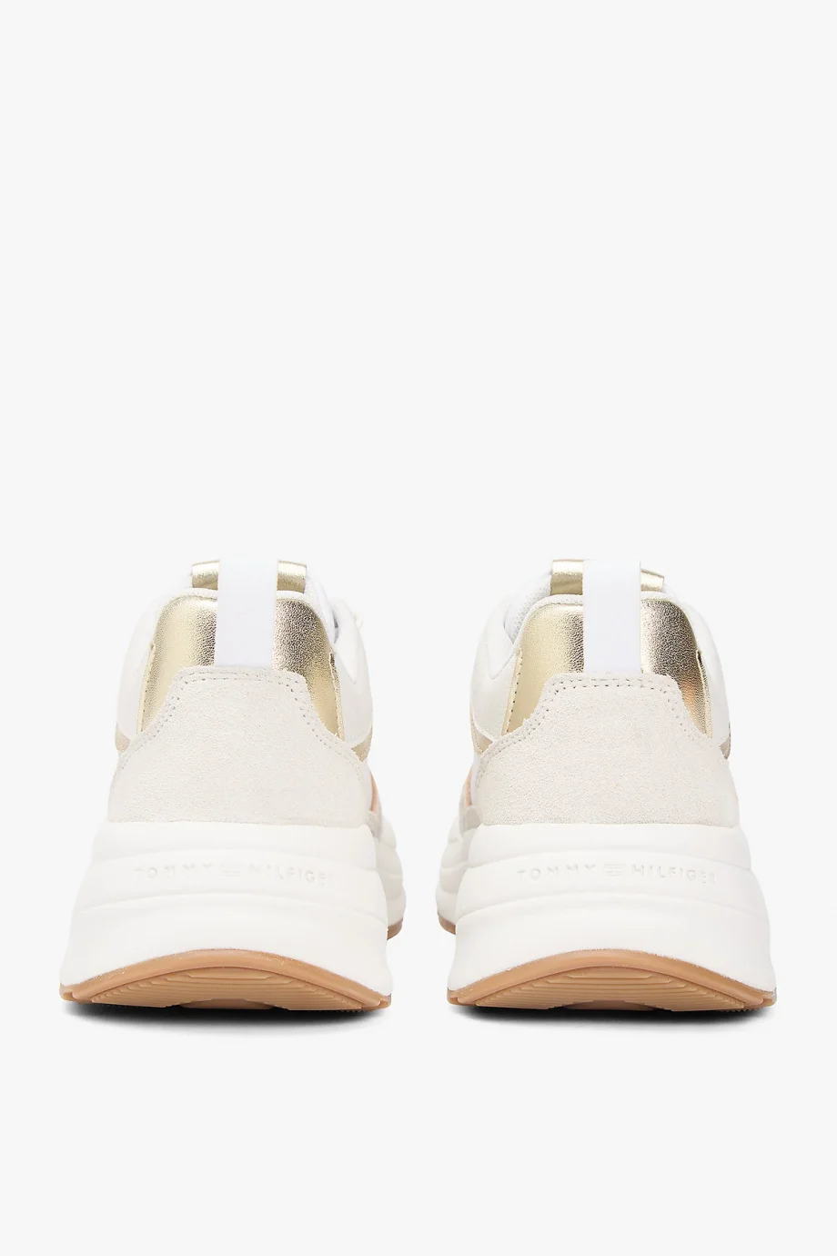 Tommy Hilfiger TH Chunky Runner Metalik Kadın Gold Sneaker FW0FW092040HU