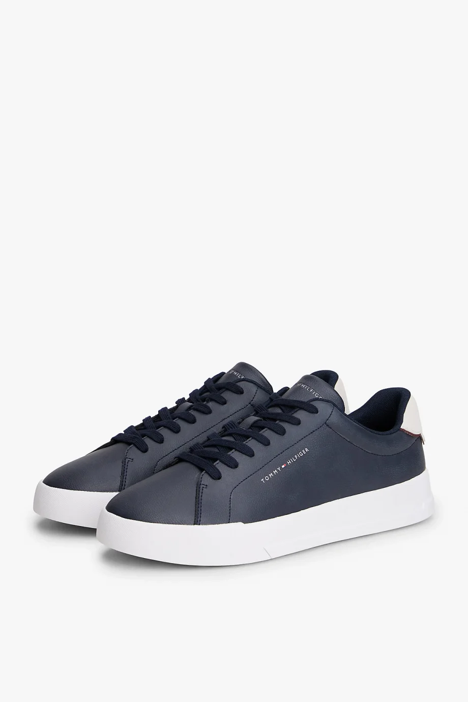 Tommy Hilfiger TH COURT LTH DETAIL ESS Erkek lacivert Sneaker FM0FM05367DW5