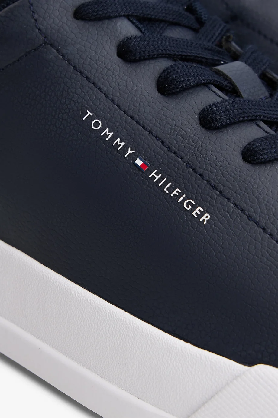 Tommy Hilfiger TH COURT LTH DETAIL ESS Erkek lacivert Sneaker FM0FM05367DW5