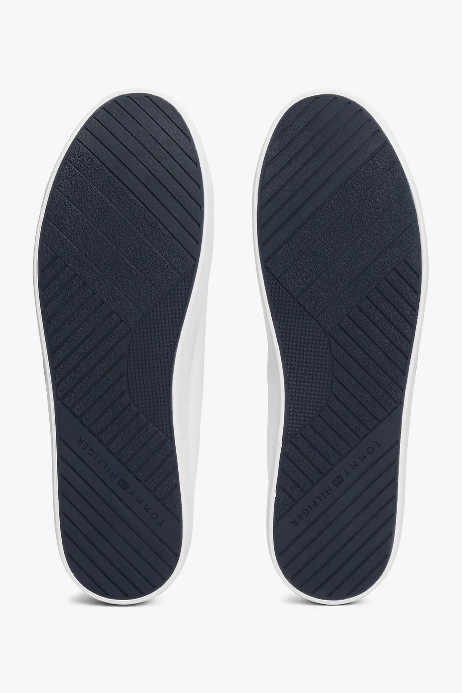 Tommy Hilfiger TH HI VULC CORE LOW LTH II ESS Erkek Beyaz Sneaker FM0FM05511YBS