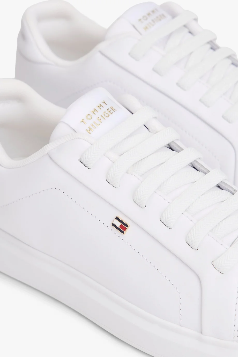 Tommy Hilfiger TH Icon Court Hafif Kadın Beyaz Sneaker FW0FW08948YBS