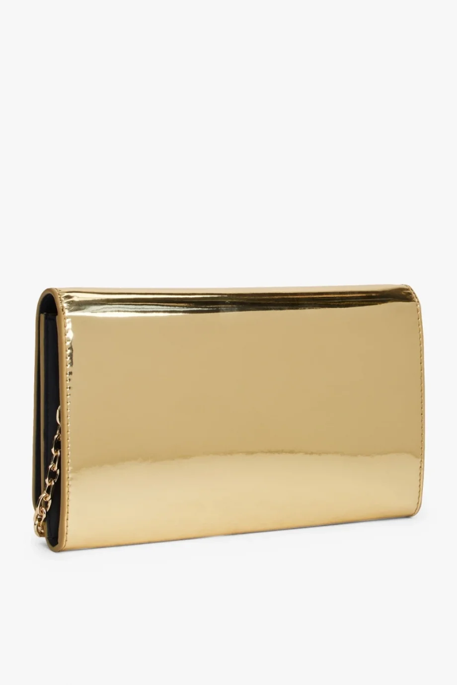 Tommy Hilfiger TH Icon Metalik Zincirli Kapaklı Kadın Gold Cüzdan AW0AW179590HS