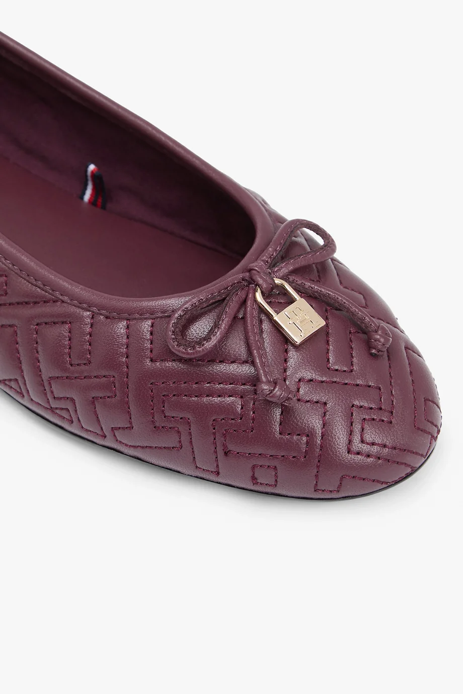 Tommy Hilfiger TH Kapitone Kadın Kırmızı Babet FW0FW09264XI8