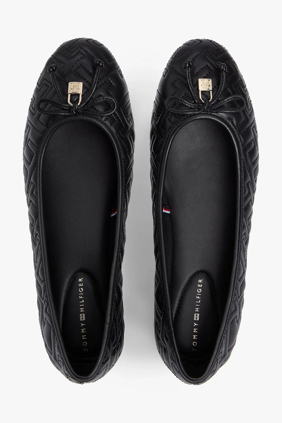 Tommy Hilfiger TH Kapitone Kadın Siyah Babet FW0FW09264BDS