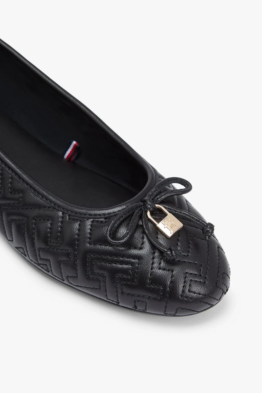 Tommy Hilfiger TH Kapitone Kadın Siyah Babet FW0FW09264BDS