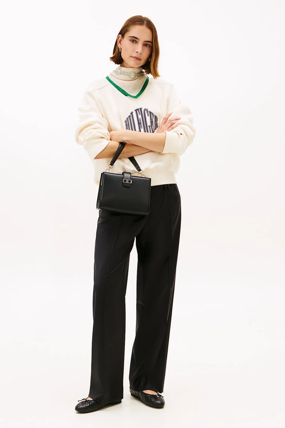 Tommy Hilfiger TH Kapitone Kadın Siyah Babet FW0FW09264BDS