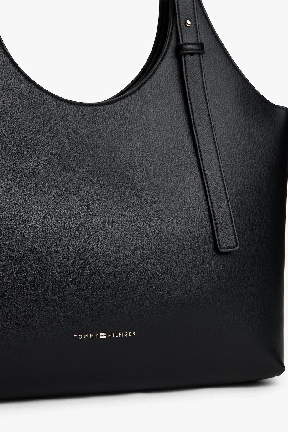 Tommy Hilfiger TH Logolu Kadın Siyah El Çantası AW0AW18232BDS