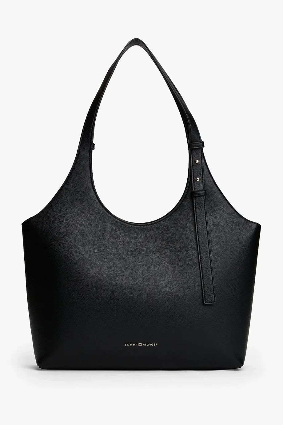 Tommy Hilfiger TH Logolu Kadın Siyah El Çantası AW0AW18232BDS