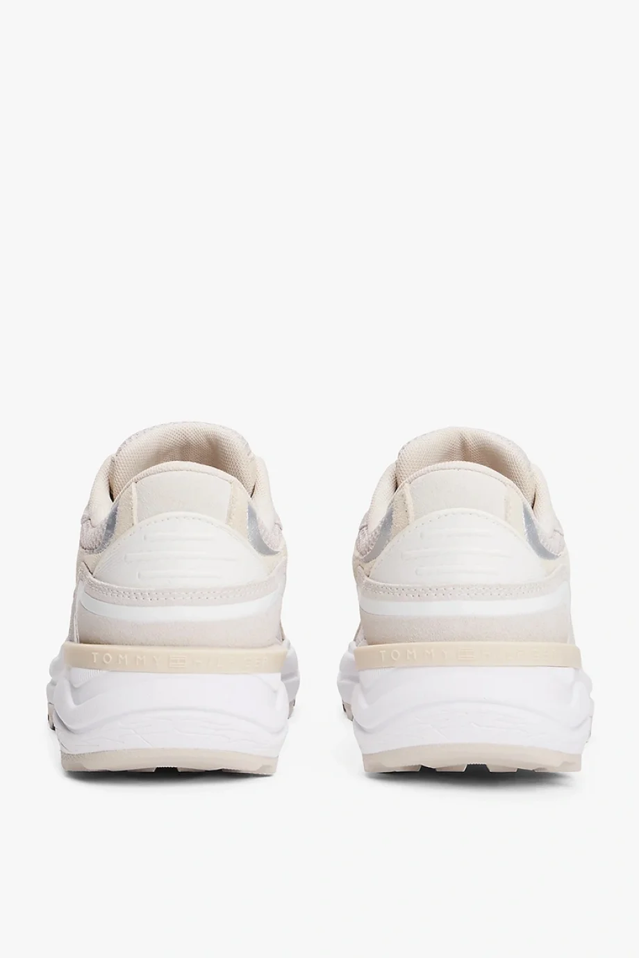 Tommy Hilfiger TH Modern Sağlam Tabanlı Runner Kadın  Beyaz Sneaker FW0FW086920F6