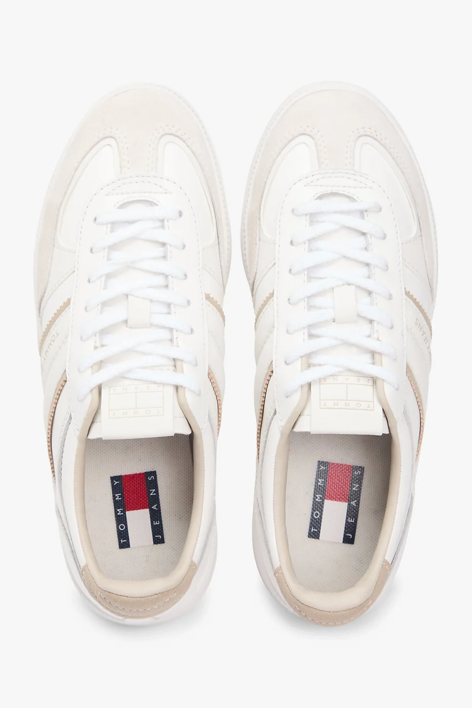 Tommy Hilfiger The Greenwich Edge Flatform Kadın Bej Sneaker EN0EN029000GA