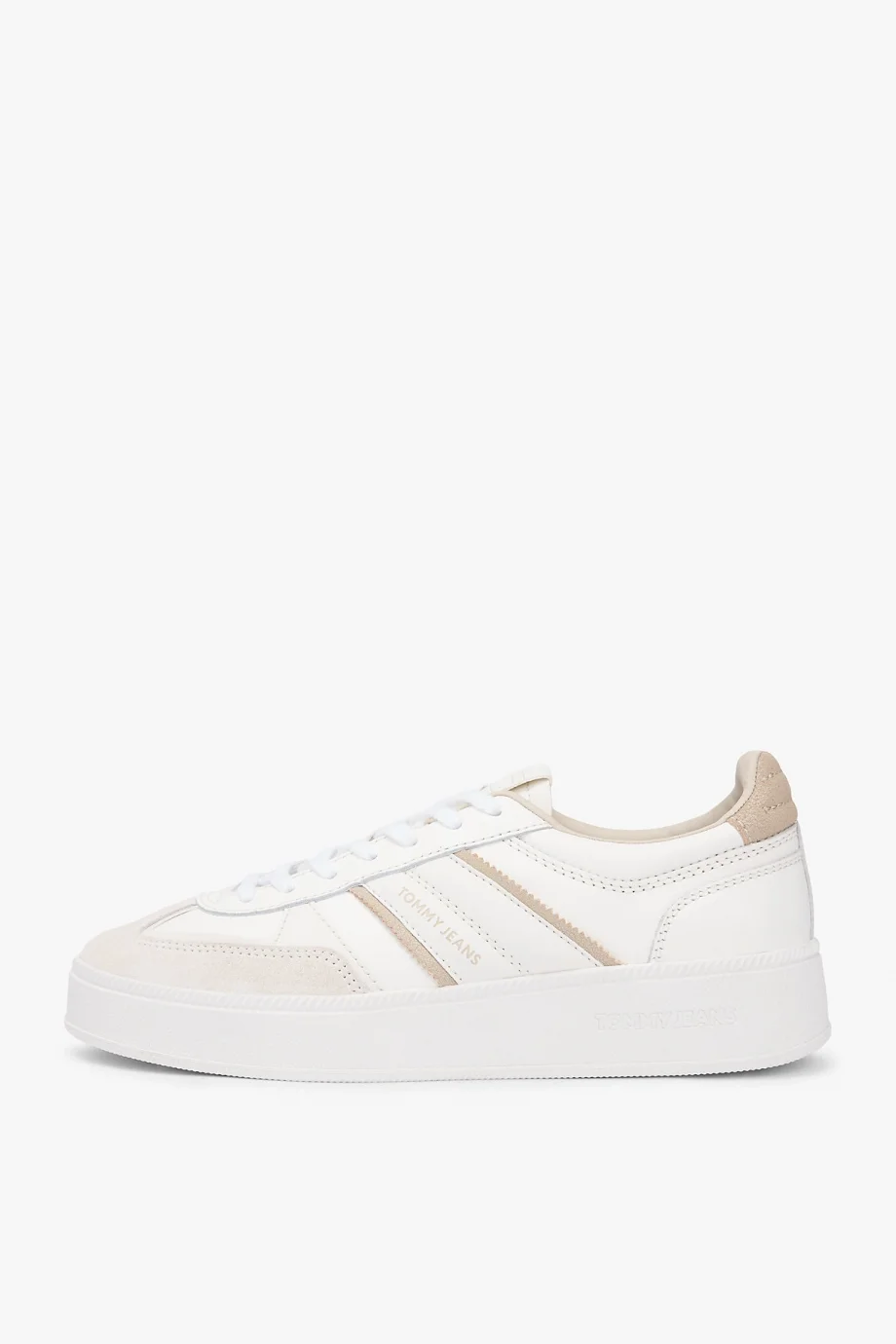Tommy Hilfiger The Greenwich Edge Flatform Kadın Bej Sneaker EN0EN029000GA