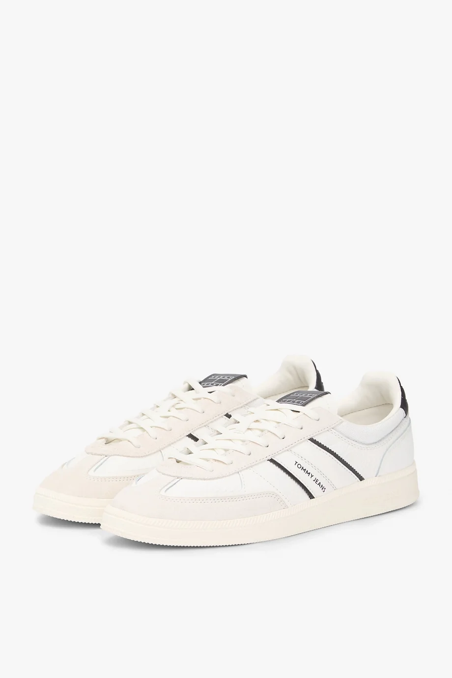 Tommy Hilfiger The Greenwich Edge Karışık Dokulu Erkek Beyaz Sneaker EM0EM016720K9