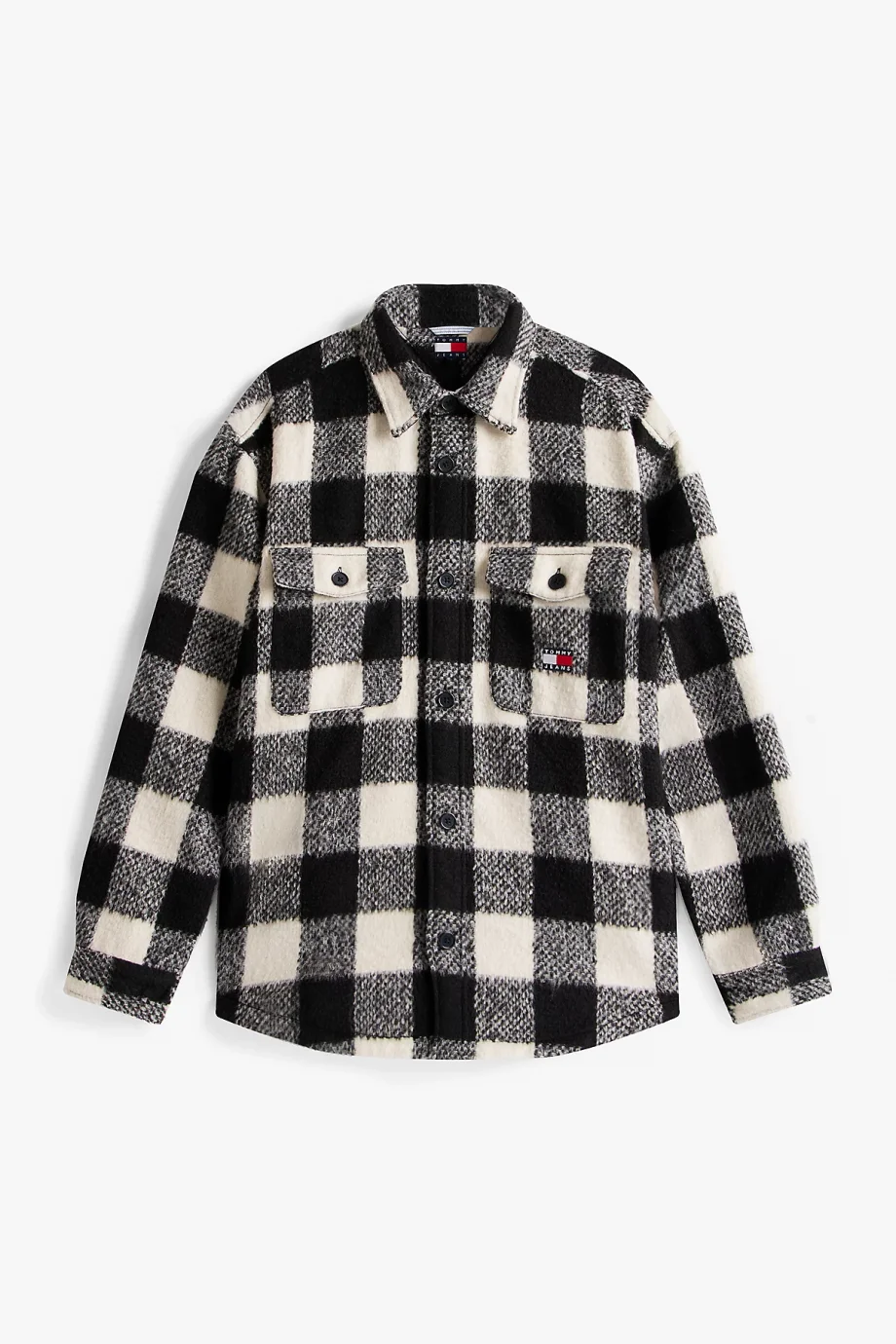 Tommy Hilfiger TJM Ekoseli Erkek Siyah Gömlek DM0DM22013BDS