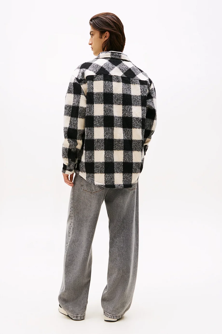 Tommy Hilfiger TJM Ekoseli Erkek Siyah Gömlek DM0DM22013BDS