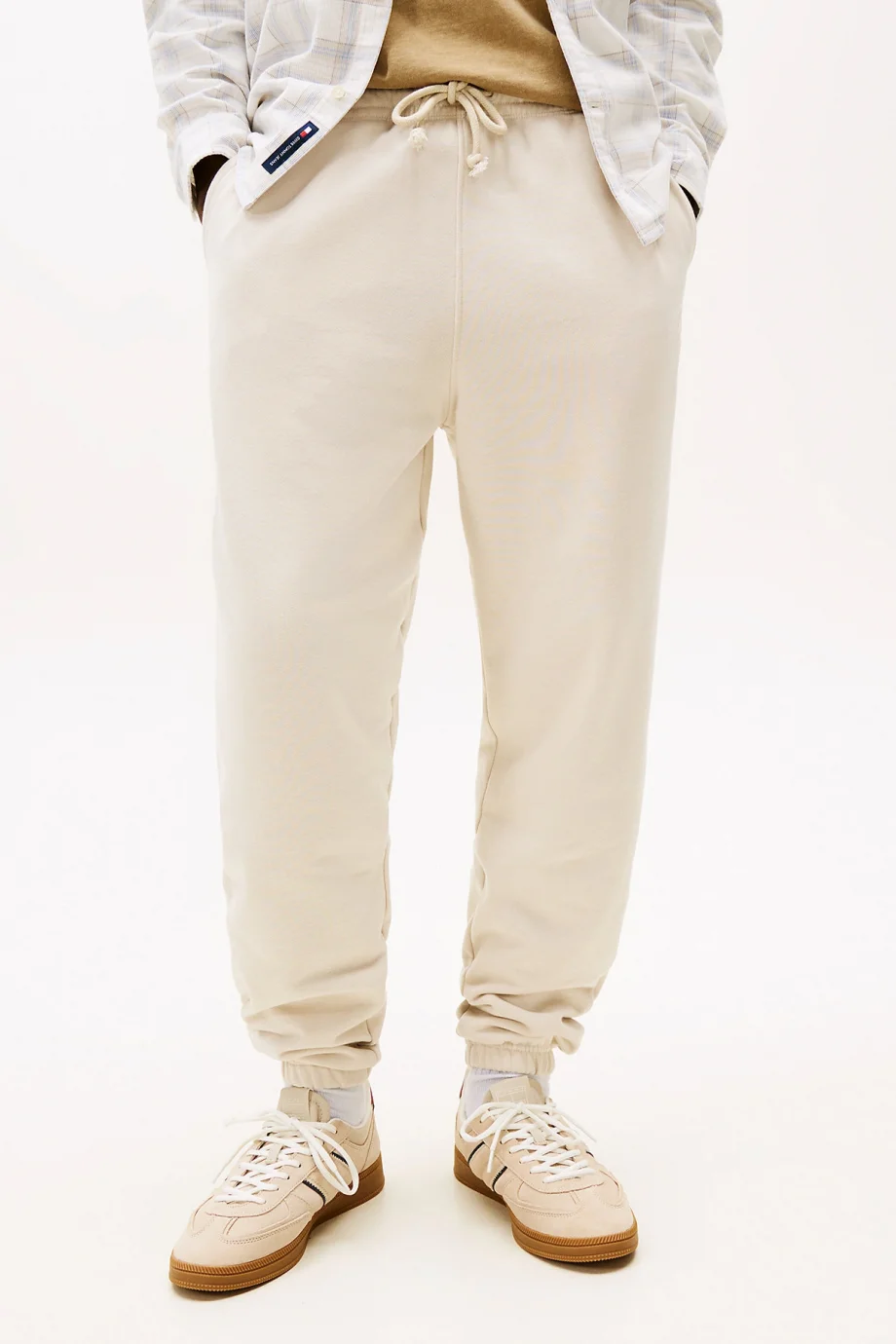 Tommy Hilfiger TJM Normal Kesim Amblemli Erkek Beyaz Eşofman Altı DM0DM22358YBH