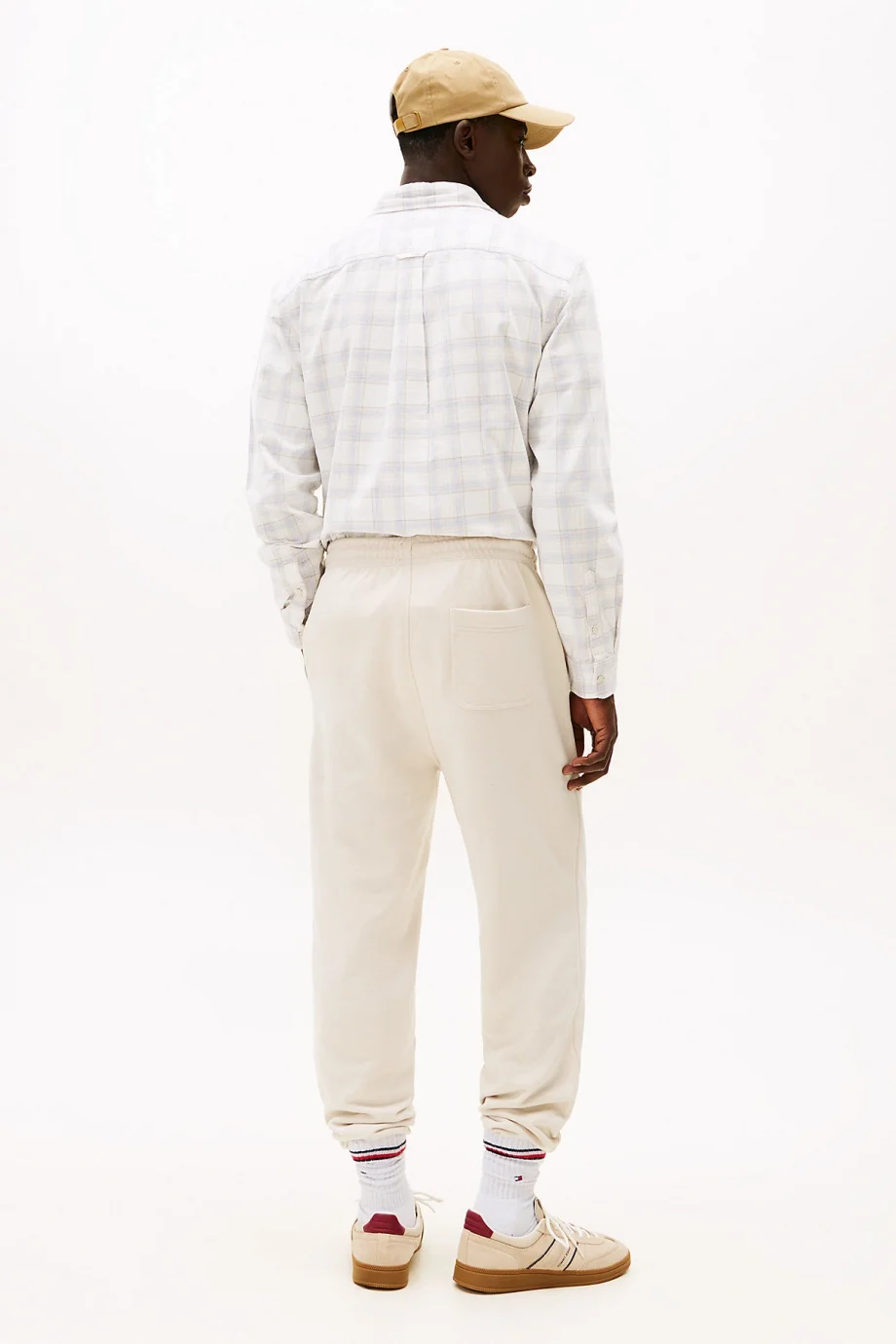 Tommy Hilfiger TJM Normal Kesim Amblemli Erkek Beyaz Eşofman Altı DM0DM22358YBH