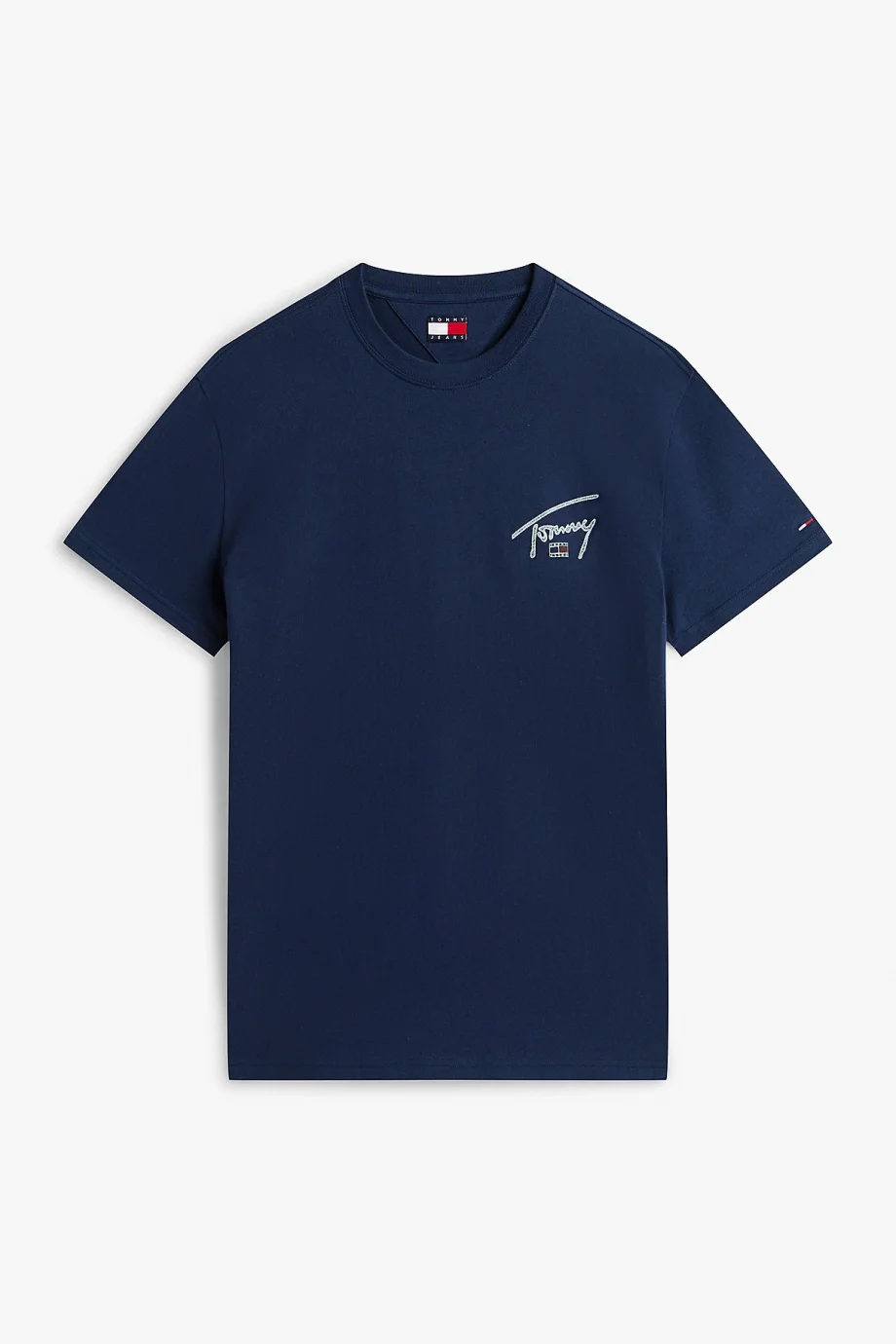 Tommy Hilfiger TJM Normal Kesim İmzalı Sırt Baskılı Erkek Mavi T-shirt DM0DM22320C1G