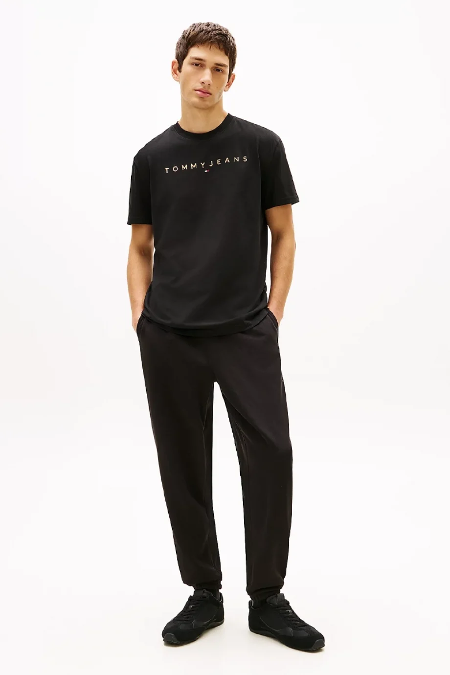 Tommy Hilfiger TJM Normal Kesim Lineer Logolu Erkek Turuncu T-shirt DM0DM20744SEV