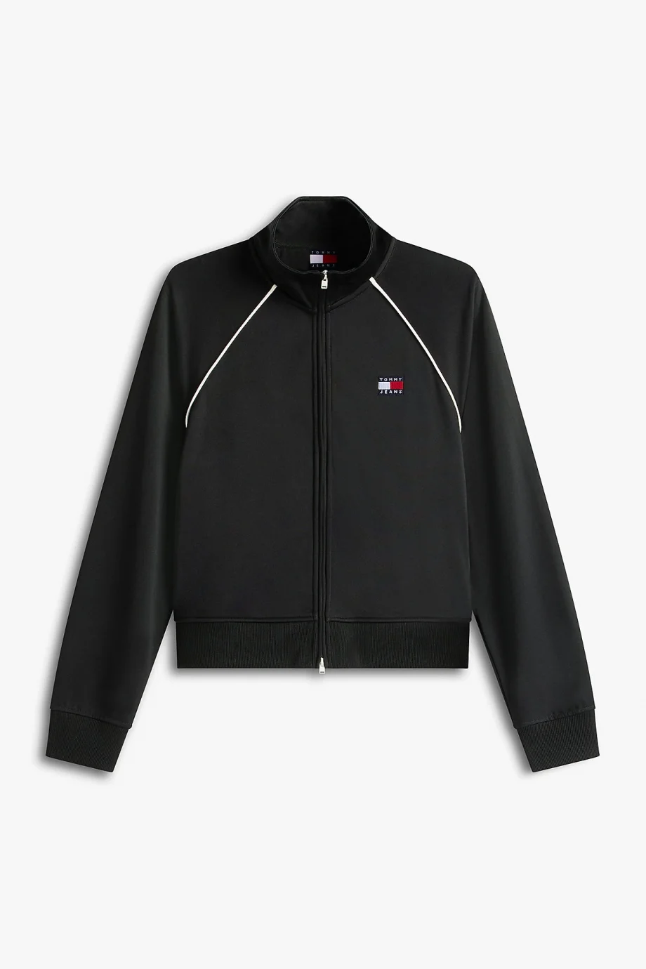 Tommy Hilfiger TJW Amblemli Eşofman Üstü Kadın Siyah Sweatshirt DW0DW21930BDS