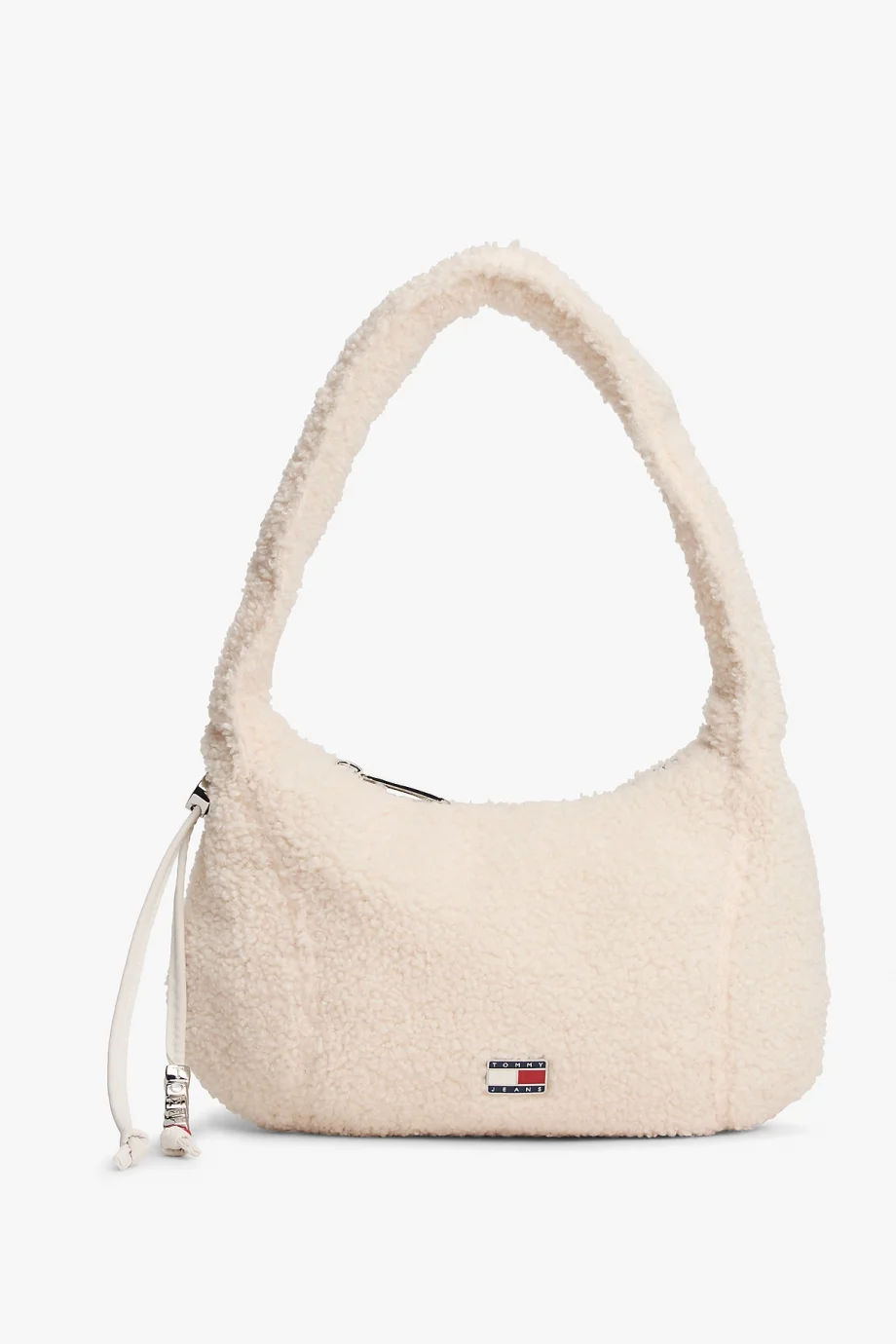 Tommy Hilfiger TJW Casual Sherpa Omuz Kadın Bej Omuz Çantası AW0AW180770F6