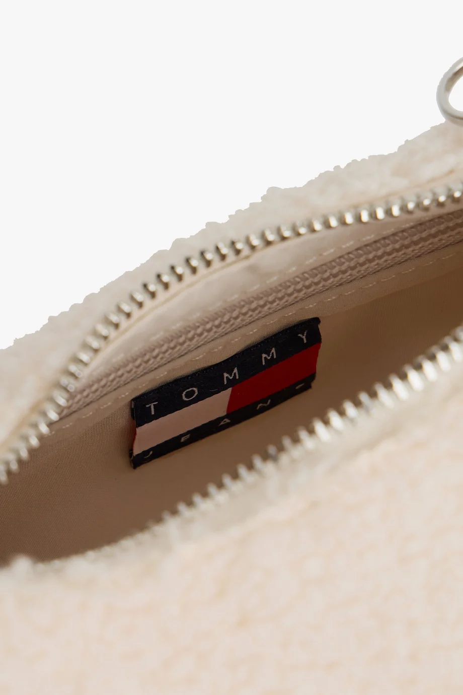 Tommy Hilfiger TJW Casual Sherpa Omuz Kadın Bej Omuz Çantası AW0AW180770F6