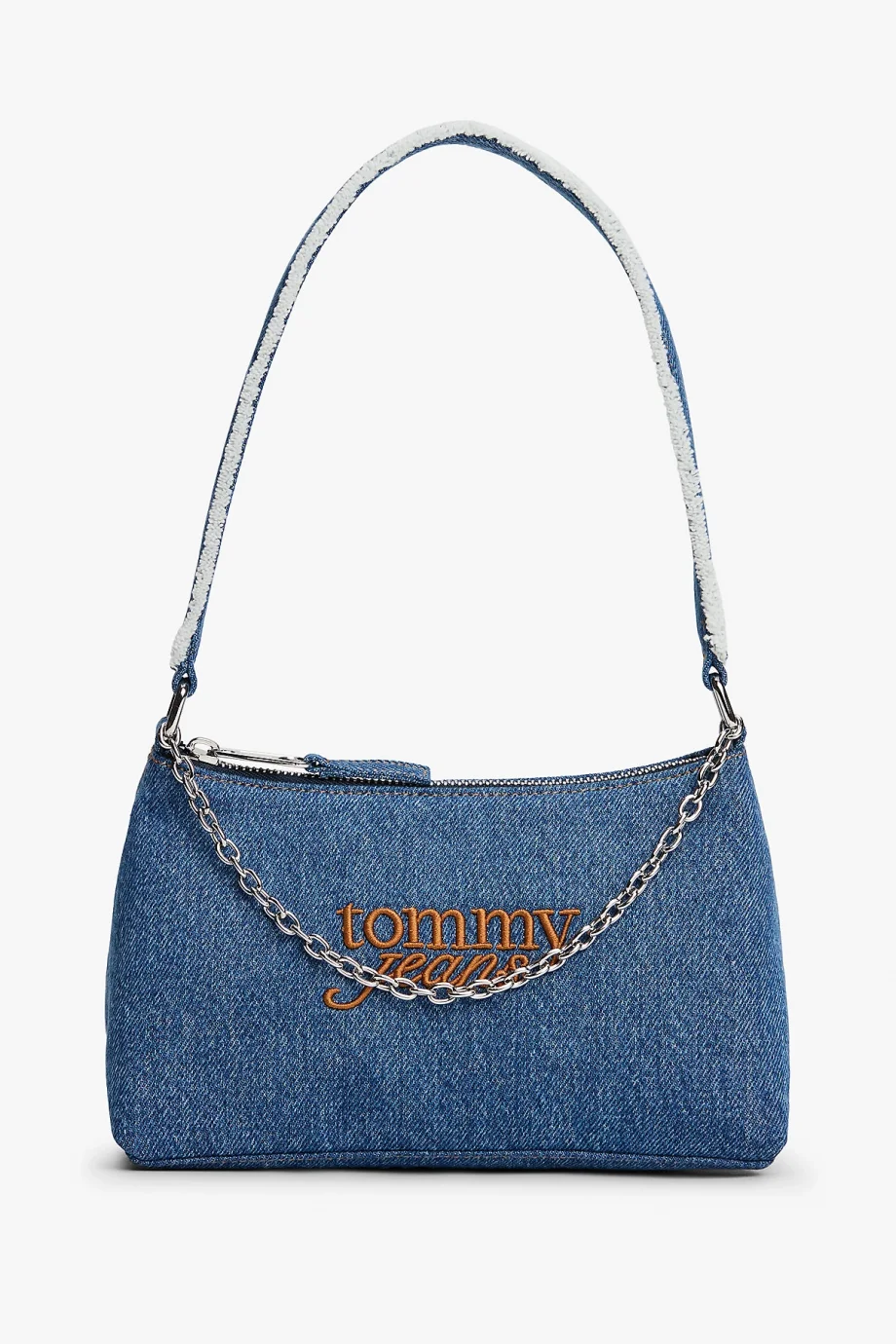 Tommy Hilfiger TJW Cool Denim Omuz Kadın Denim Omuz Çantası AW0AW185751A7