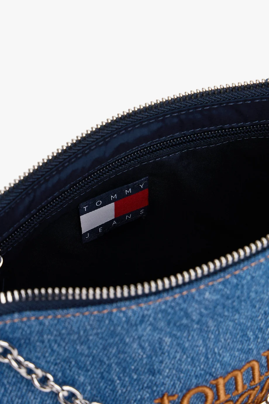 Tommy Hilfiger TJW Cool Denim Omuz Kadın Denim Omuz Çantası AW0AW185751A7