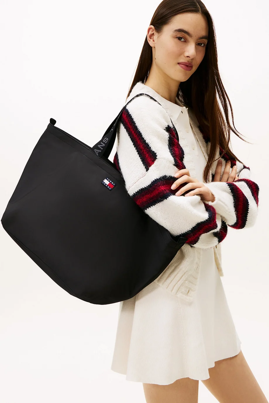 Tommy Hilfiger TJW Essential Günlük El ve Omuz Kadın Siyah El Çantası AW0AW17891BDS