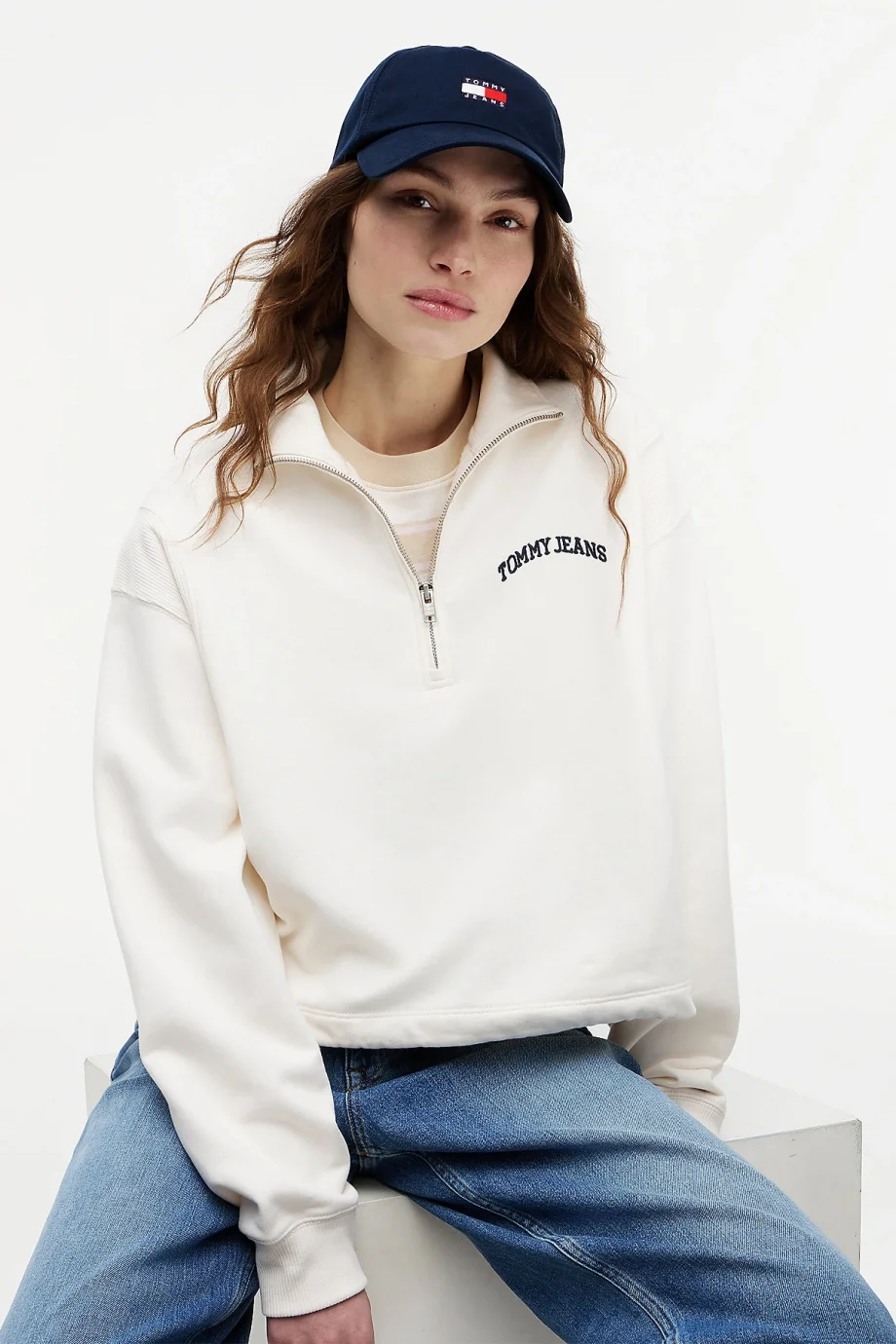 Tommy Hilfiger TJW Heritage Core 5 Panelli Kadın Mavi Şapka AW0AW16991C1G