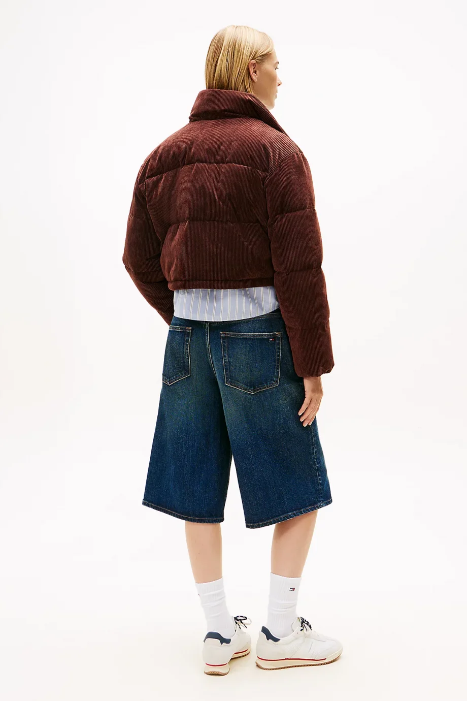 Tommy Hilfiger TJW Kadife Şişme Kadın Kahverengi  Mont  DW0DW21658GS7