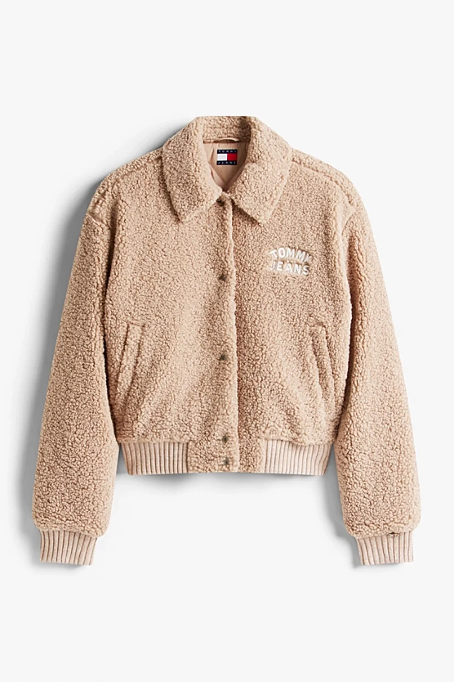 Tommy Hilfiger TJW Kürk Dokulu Kolej Stili Kadın Kahverengi Ceket DW0DW21666GUQ