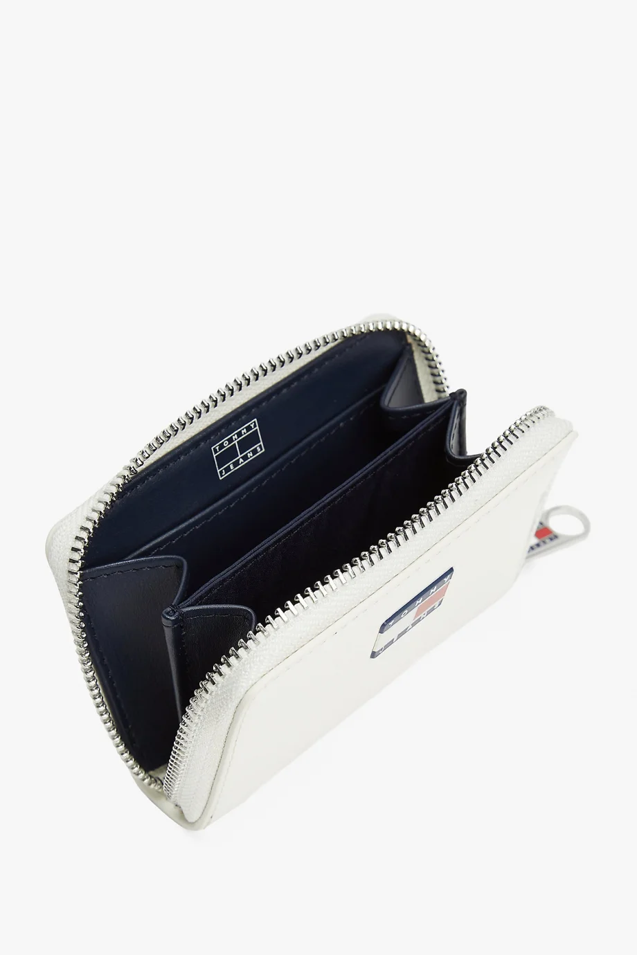 Tommy Hilfiger TJW Must Küçük Fermuarlı Kadın Beyaz Cüzdan AW0AW18089YBI