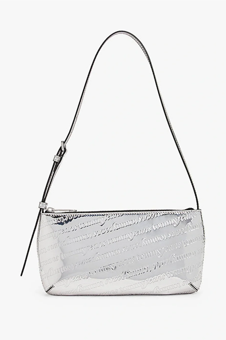 Tommy Hilfiger TJW Must Metalik Omuz Kadın Gri Omuz Çantası AW0AW180090IN