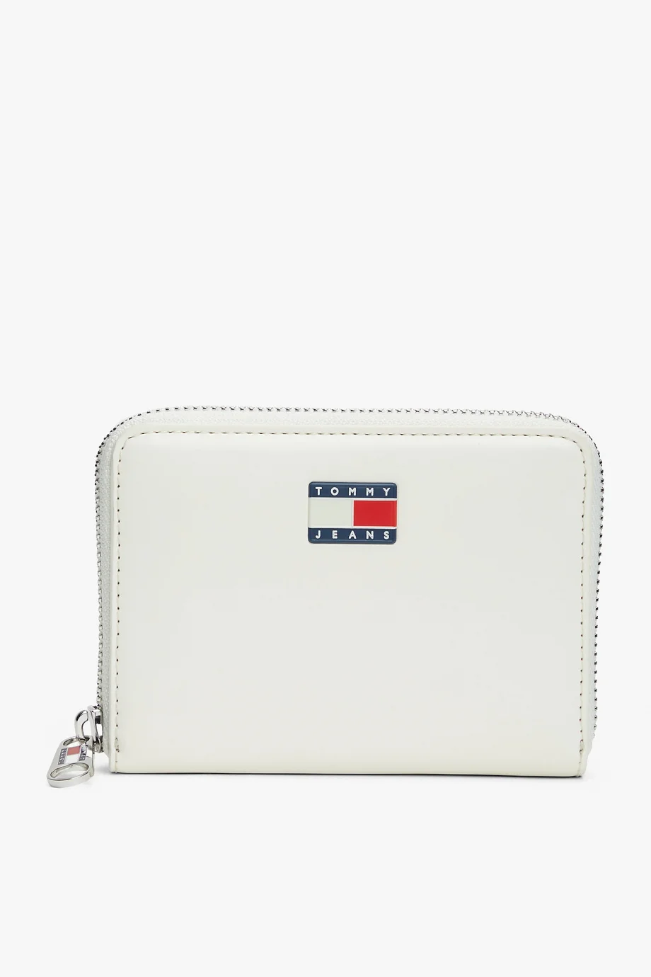 Tommy Hilfiger TJW Must Orta Boy Fermuarlı Kadın Beyaz Cüzdan AW0AW18090YBI