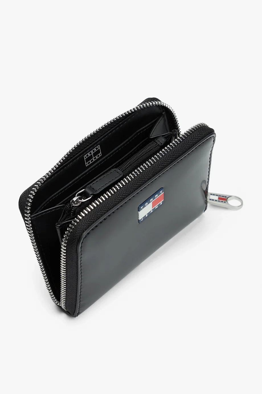 Tommy Hilfiger TJW Must Orta Boy Fermuarlı Kadın Siyah Cüzdan AW0AW18090BDS