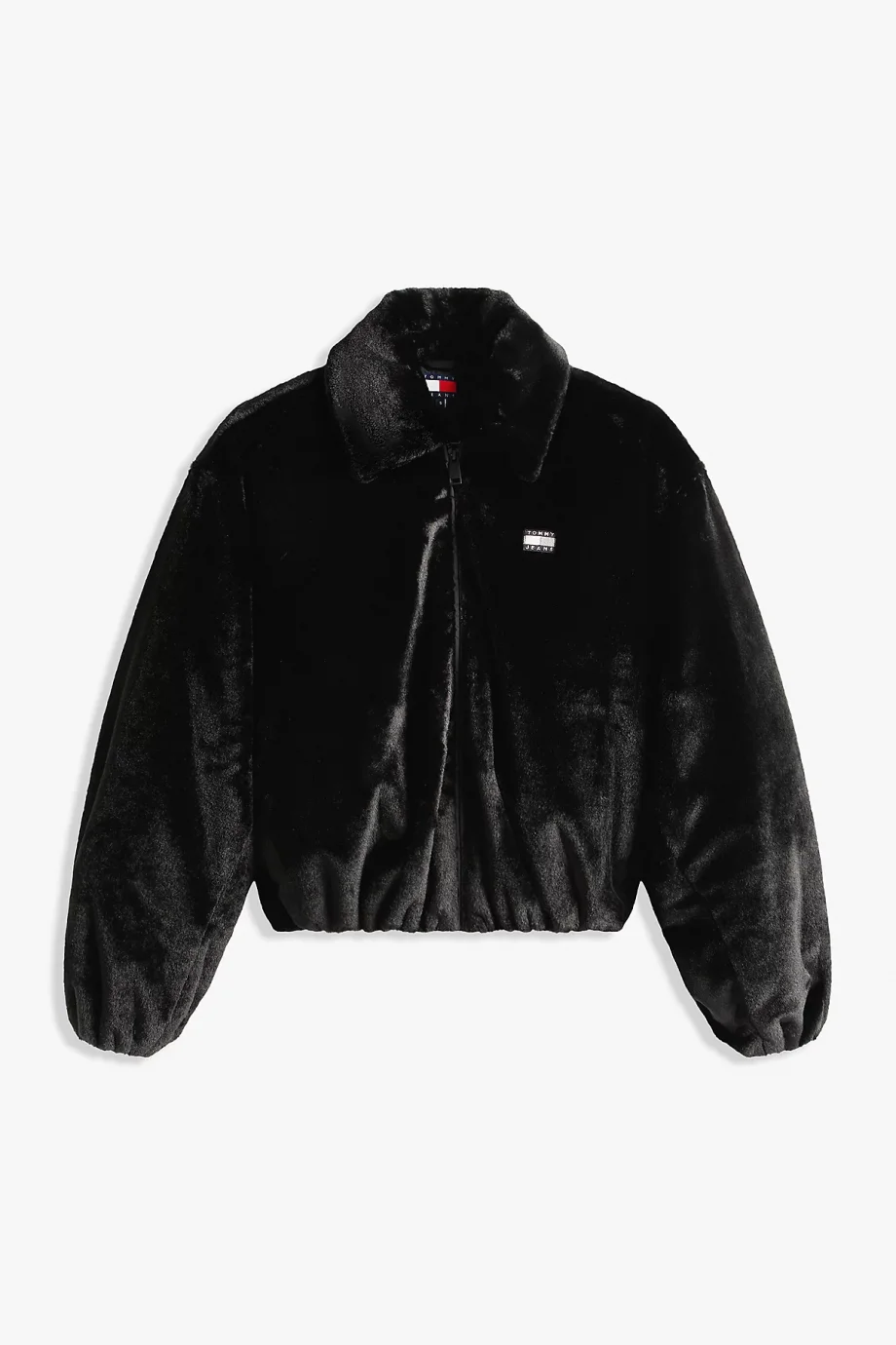 Tommy Hilfiger TJW Suni Kürk Kadın Siyah Ceket DW0DW21669BDS