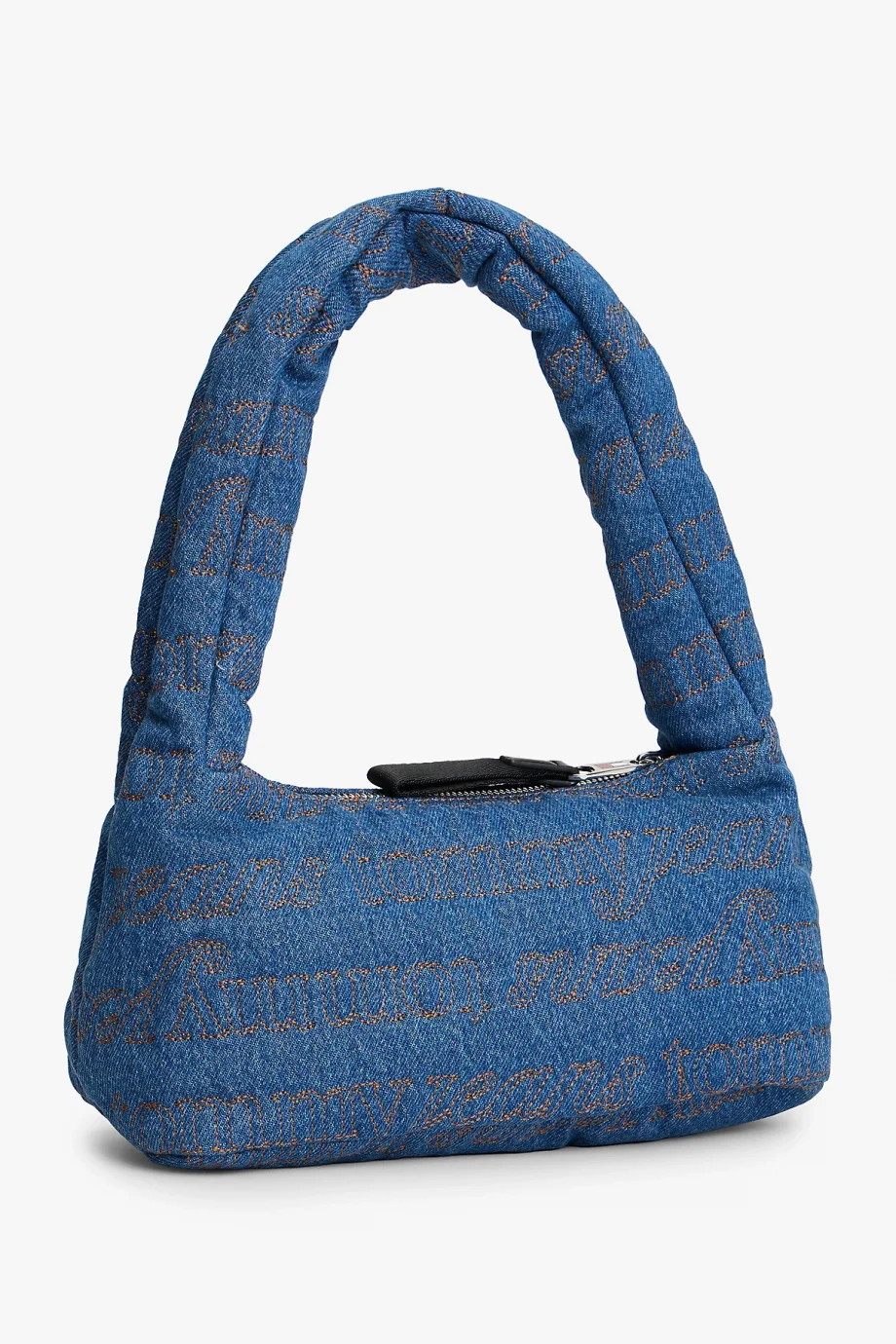 Tommy Hilfiger TJW Urban Tamamı Baskılı Denim Omuz Kadın Denim Omuz Çantası AW0AW182661A7