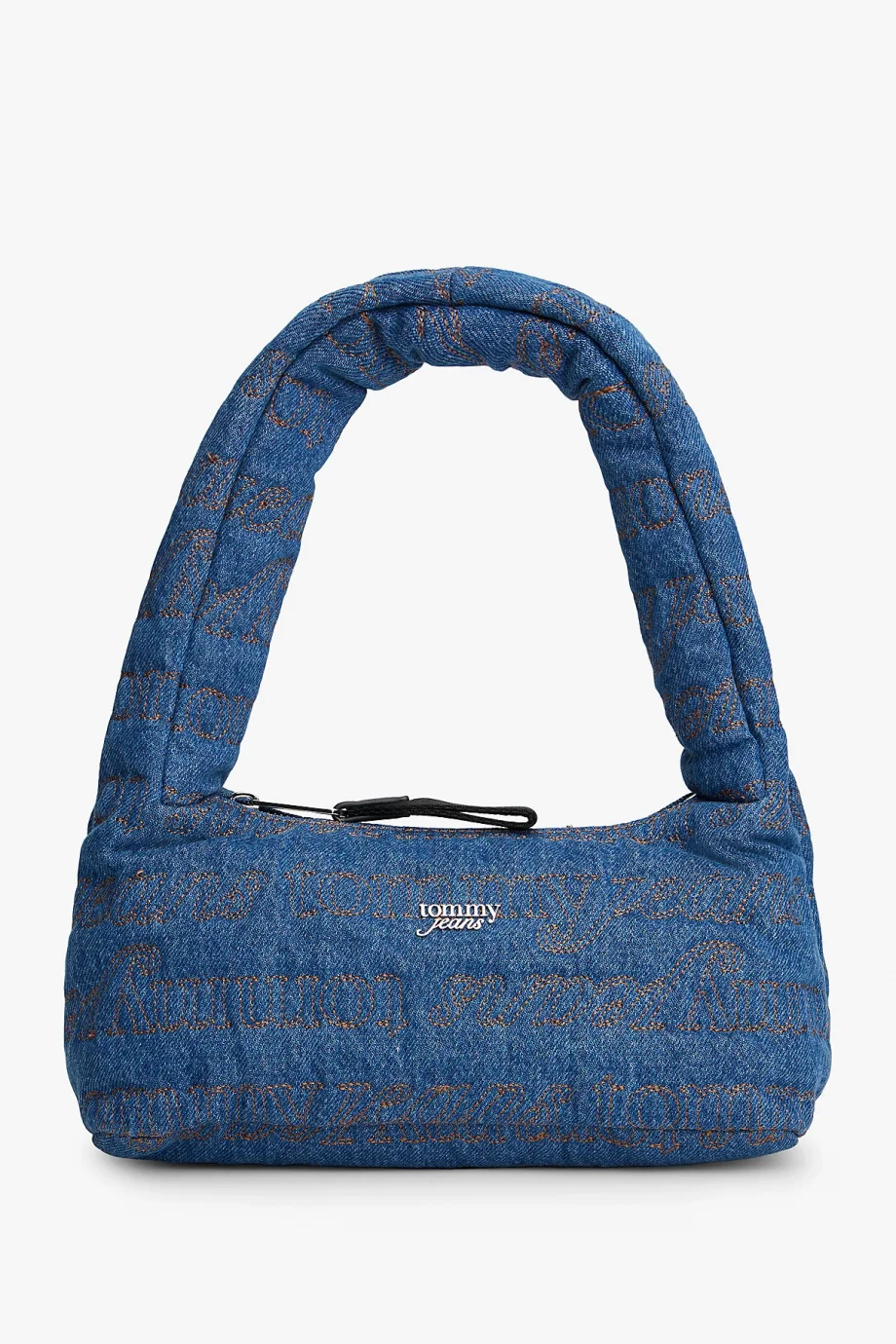 Tommy Hilfiger TJW Urban Tamamı Baskılı Denim Omuz Kadın Denim Omuz Çantası AW0AW182661A7