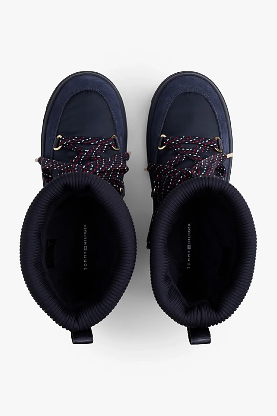 Tommy Hilfiger Tommytech İkonik Şeritli Sıcak Kar Kadın Mavi Bot FW0FW09163DW6