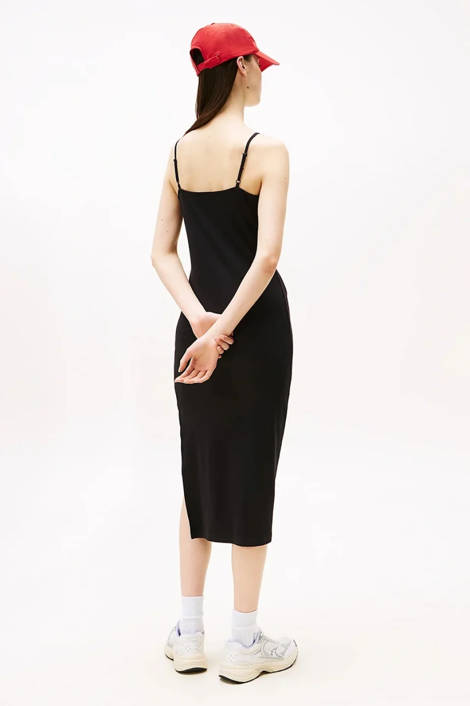 Tommy Hilfiger Badge Kadın Siyah Elbise DW0DW21170BDS