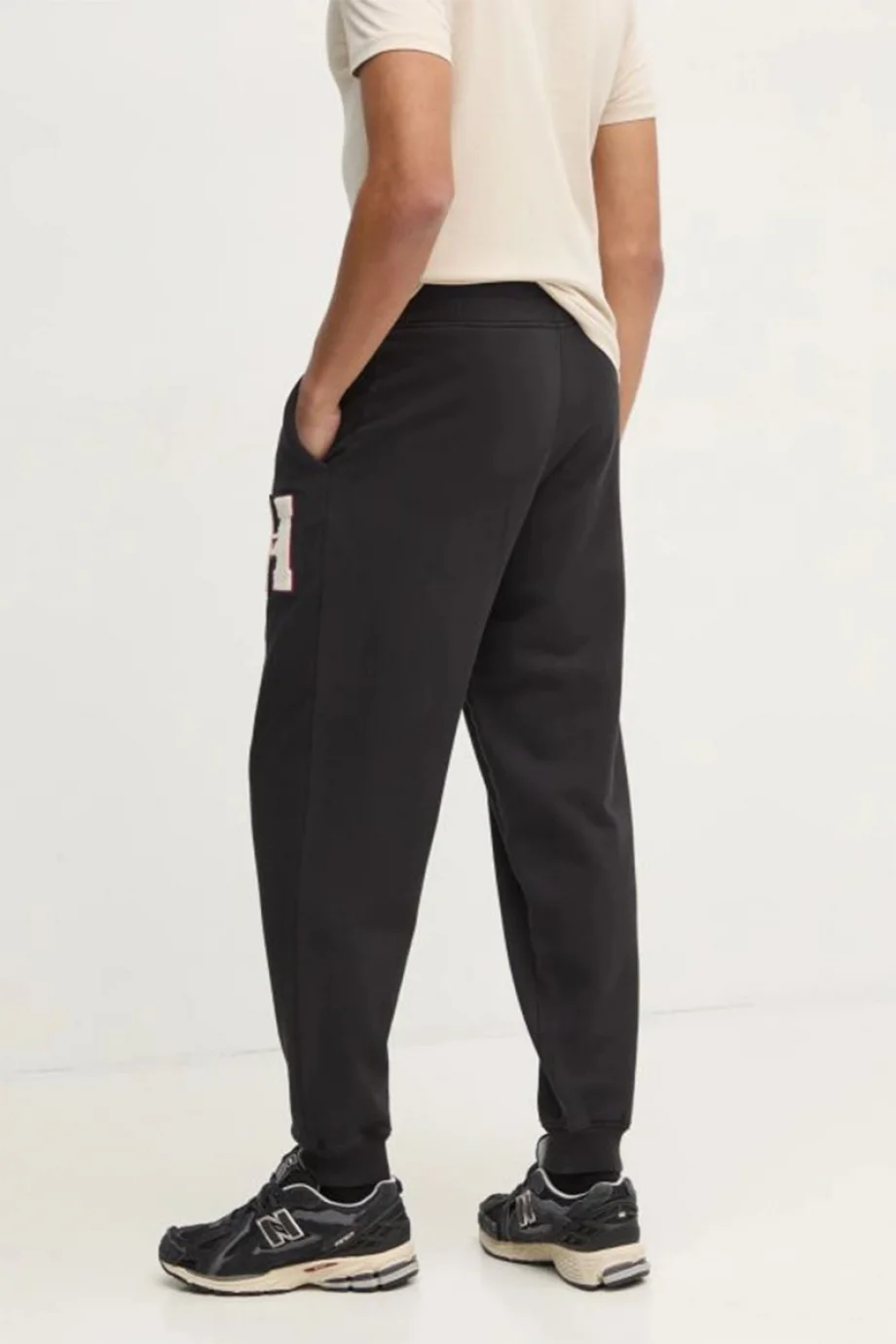 Tommy Hilfiger TJM TOWEL PATCH TERRY PANT Erkek siyah Eşofman Altı DM0DM21277BDS