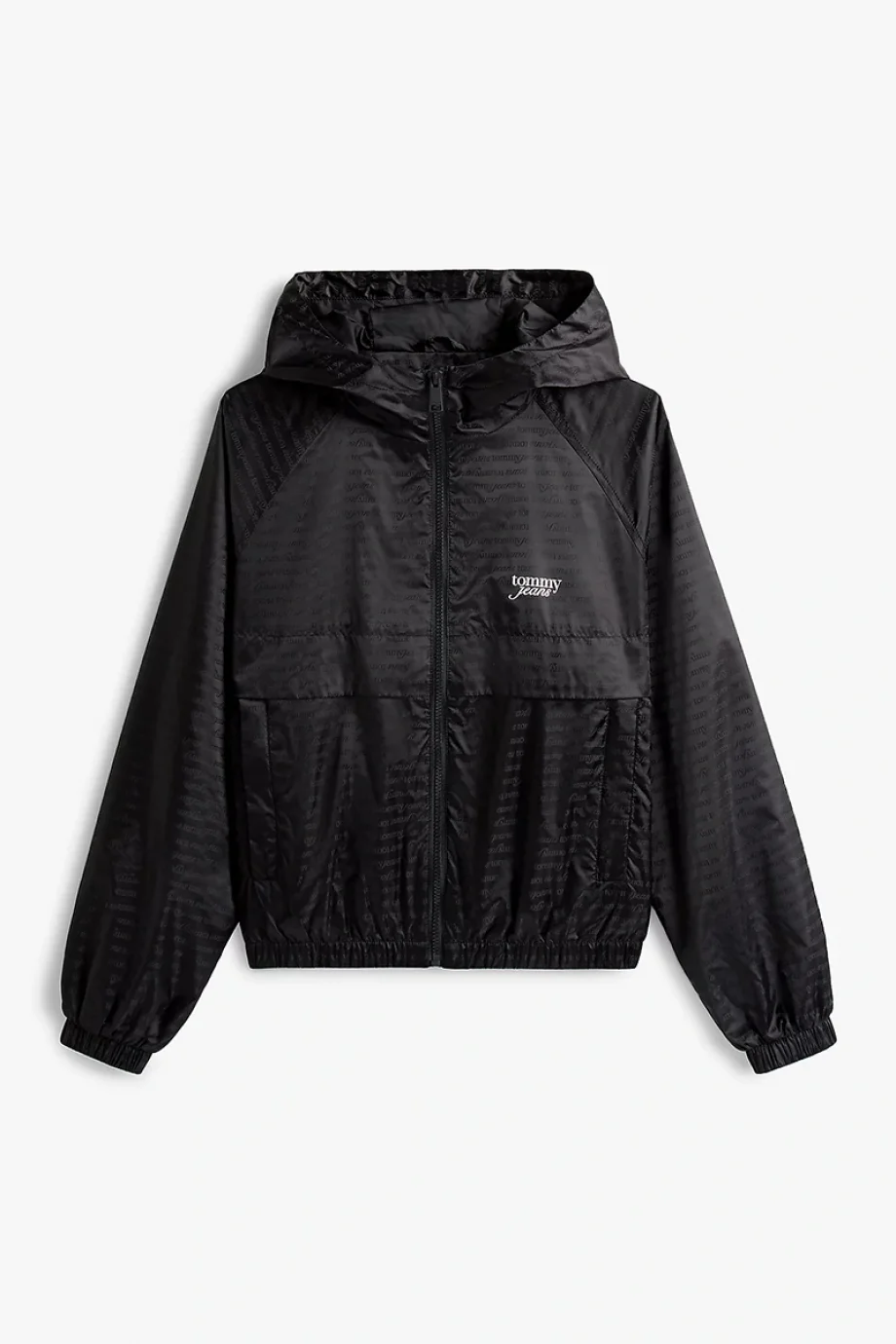 Tommy Hilfiger Script Kadın Siyah Yağmurluk  DW0DW20952BDS