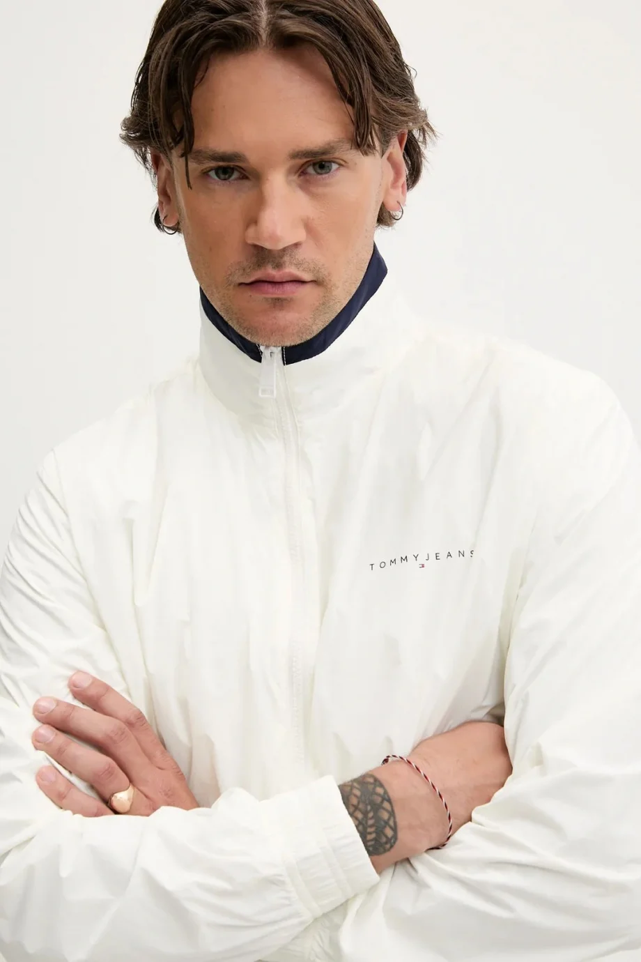 Tommy Hilfiger TJM LW ESSENTIAL JACKET Erkek Beyaz Ceket DM0DM21667YBL